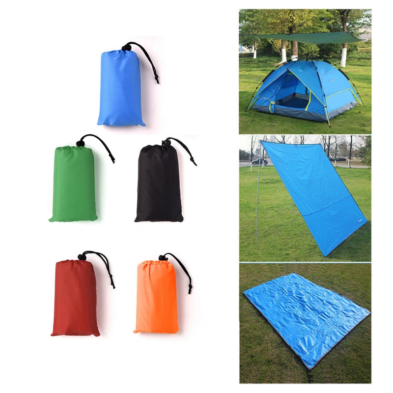 Tent Tarp Rain Sun Shade Hammocks Shelter Camping Survival Sun Shelter Picnic Awning Cover Waterproof Out Hiking Accessories