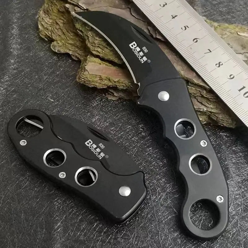 Outdoor Eagle Claw Military Knife Curved Detached Express Short Personalized Carrying Wolf Folding Knife Camping Survival Knife