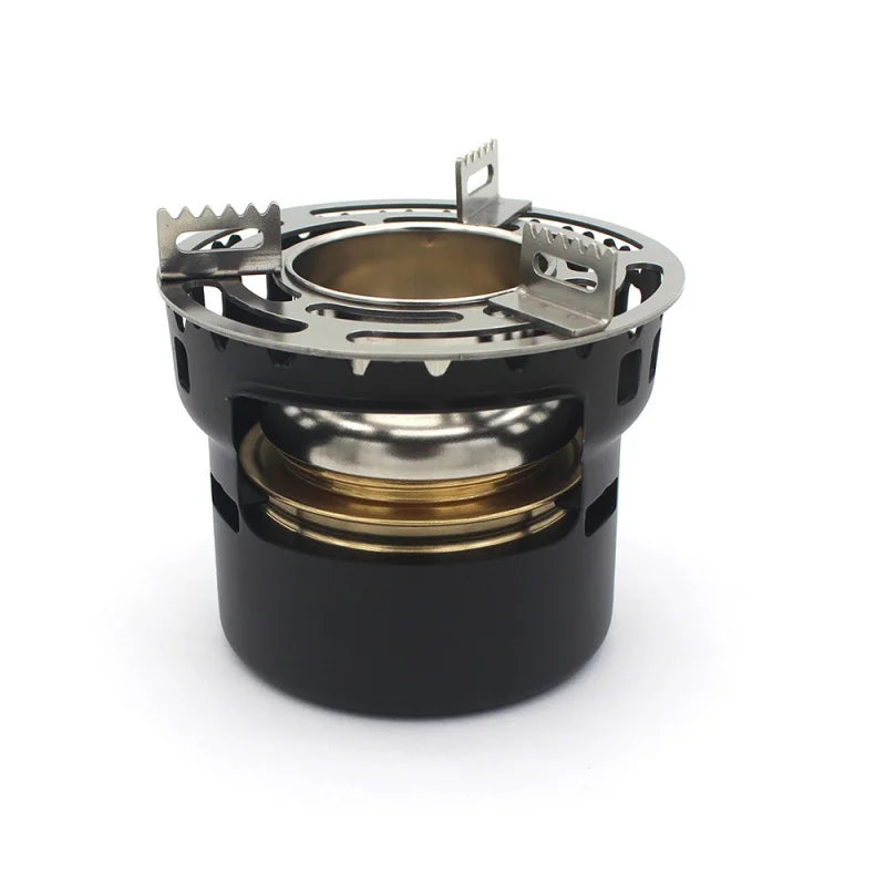 Outdoor Portable Mini Alcohol Stove High-temperature Alcohol Stove Accessories Water Heating Stove Camp Cooking Supplies
