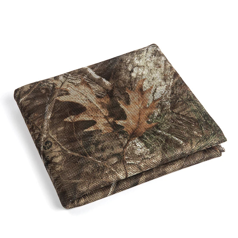 300D Camouflage Burlap Mesh Fabric Sun Shelter Shade Camo Net Garden Fence Decoration Outdoor 1.5M Wide Awning Cover