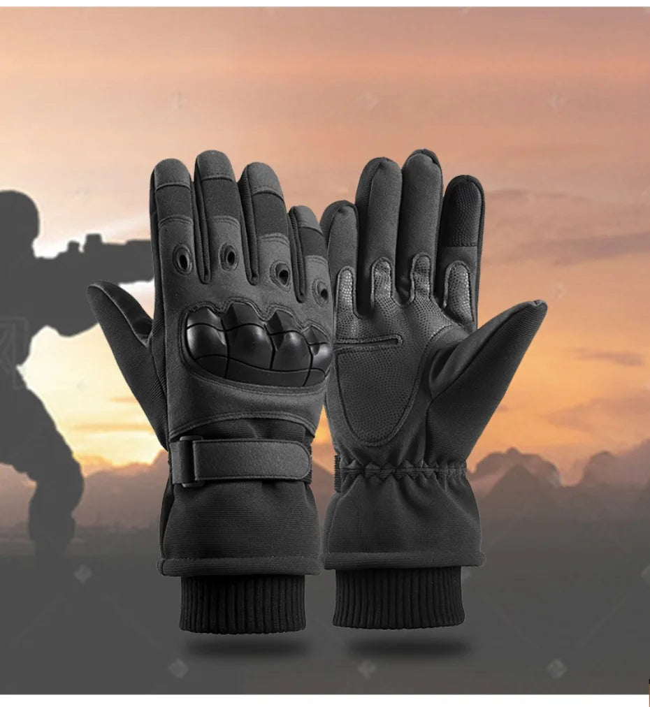 Winter tactical hunting full finger walking gloves, skiing protective sports gloves, riding gloves, motorcycle and mountaineerin