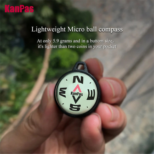 KanPas EDC Micro Floating Compass Ball /Luminous Compass Ball for outdoor&bike/ Waterproof, Lightweight Compss Ball/EDC-V20L