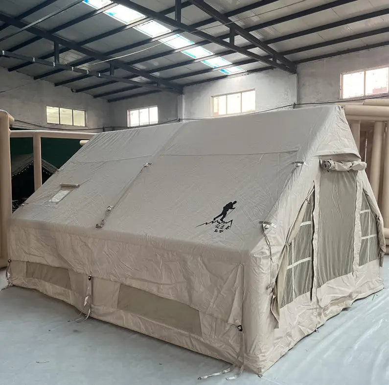 New Oxford Cloth 600D Khaki & Army Green Air-filled Tent for Professional Outdoor Camping Shelter Waterproof Durable Tents