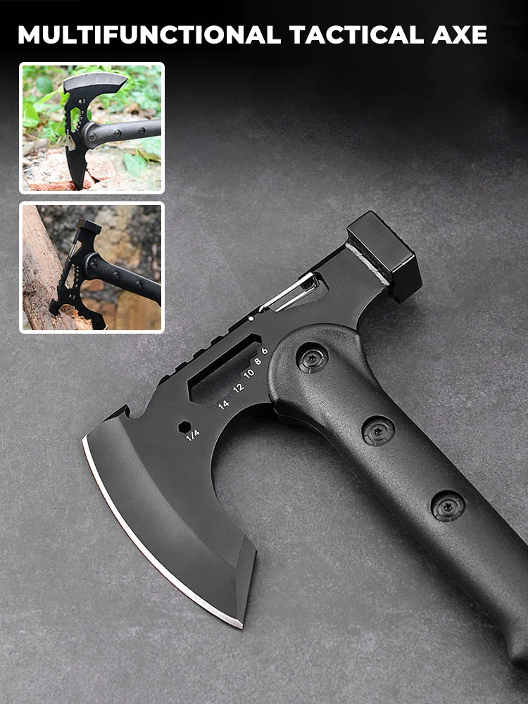 Outdoor Axe,High carbon steel Woodworking Axe multifunctional survival hatchet Camping Supplies Tactical Hunting Tools