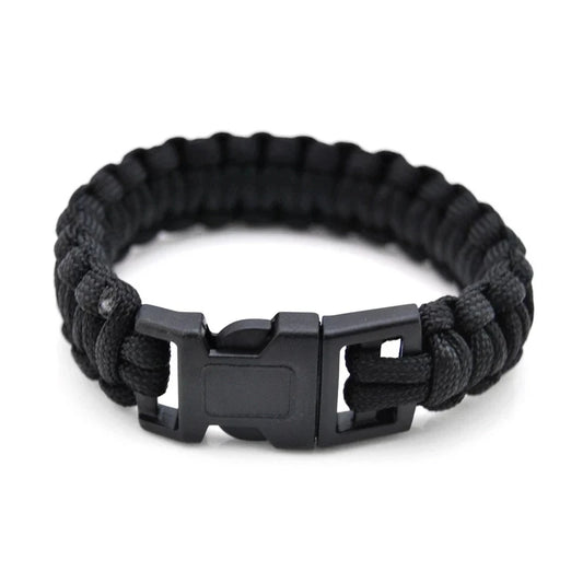 Men's New Outdoor Survival Paracord Bracelet For Men Camping Hiking Buckle Wristband Women Rope Bracelete Male Jewelry Gift