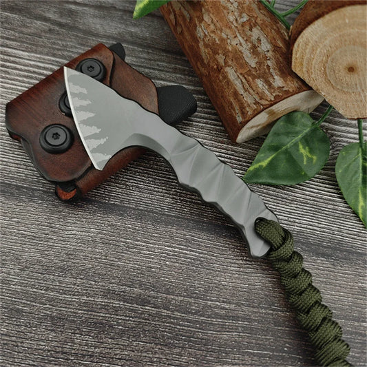 Mini Axe Outdoor Fixed Blade D2 Blade and Handle High Hardness Hunting Self Defense EDC Tactical Rescue Tool with Original Box