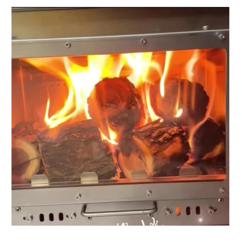 Stainless Steel Smokeless Fireplace Multifunctional Tent Firewood Stove Camping Firewood Stove Portable Heating Stove