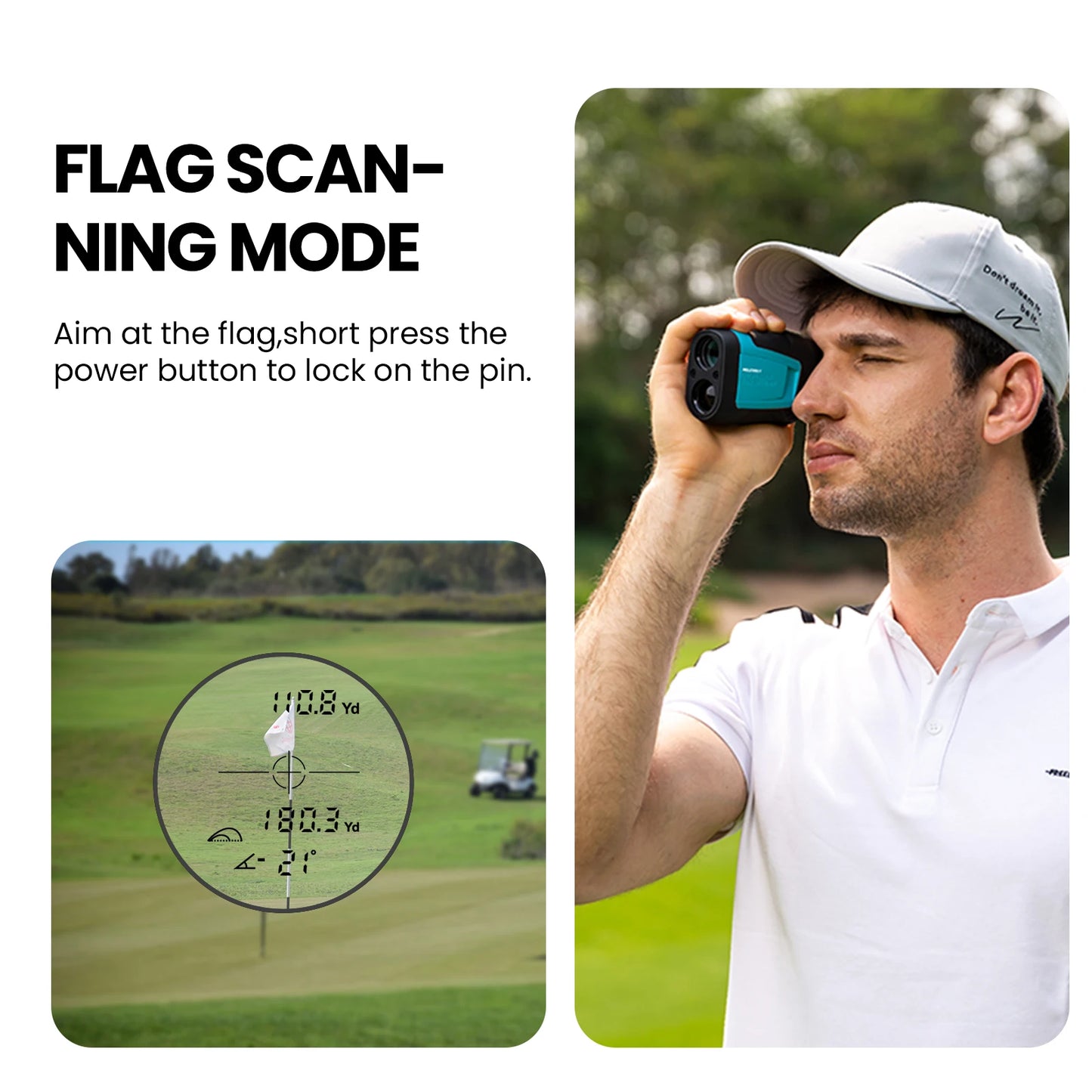 MILESEEY PF210 Range Finder,600M Golf Rangefinder,3-7days to Republic of Korea