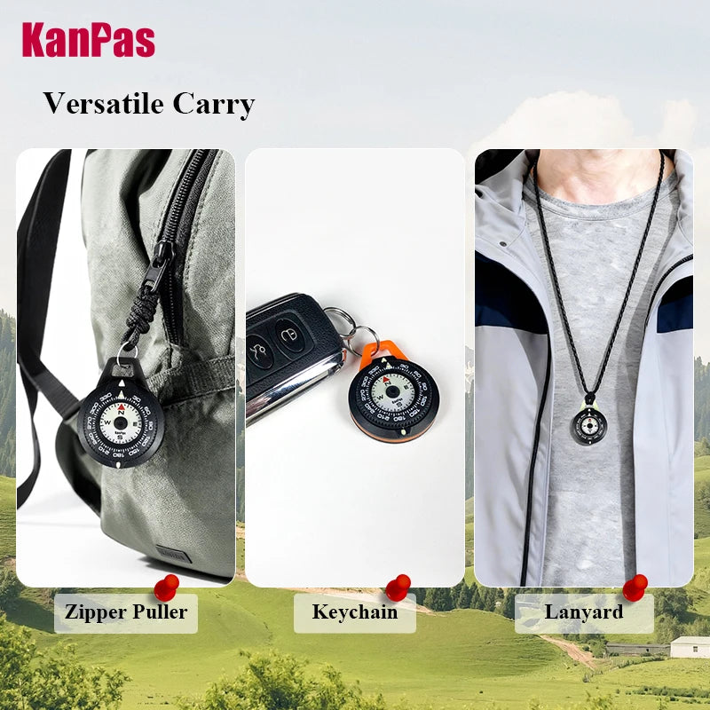 Kanpas EDC Outdoor Compass / Diving compass with Luminous /High Quality compass /Turnable Bezel/K18