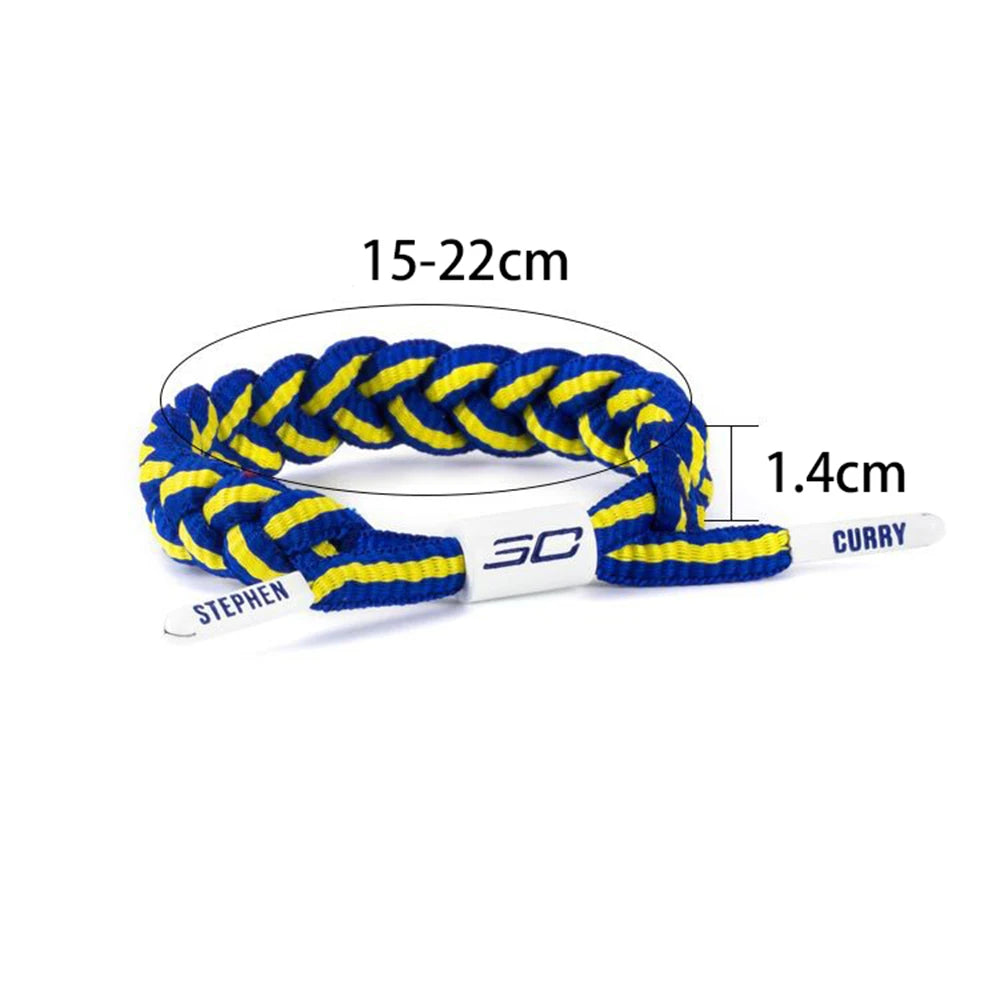 Sport Style Men Hand Woven Number Rope Bracelet Couple Adjustable Paracord Bracelet For All Ages Basketball Fan Souvenir Gift