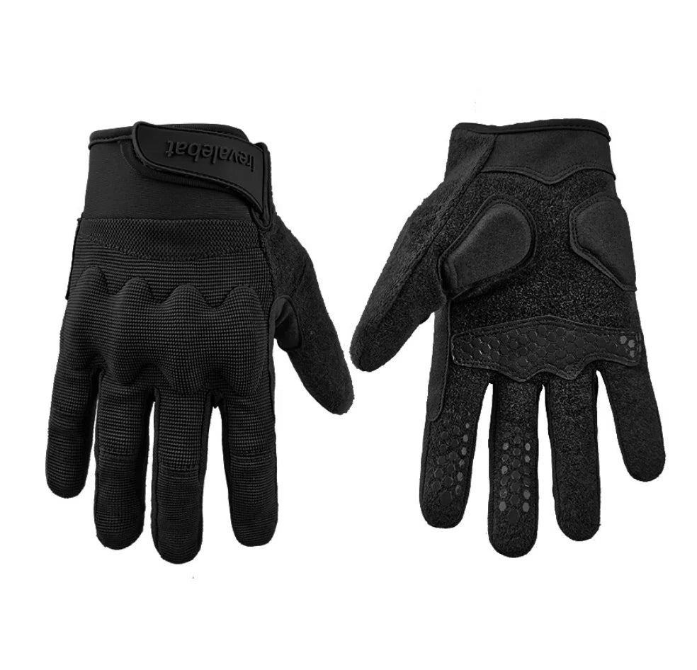 Men Tactical Gloves Touch Screen Cycling Sports Outdoor Motorcycle Riding Bike Running Outdoor Anti Slip Shock Absorption Gloves