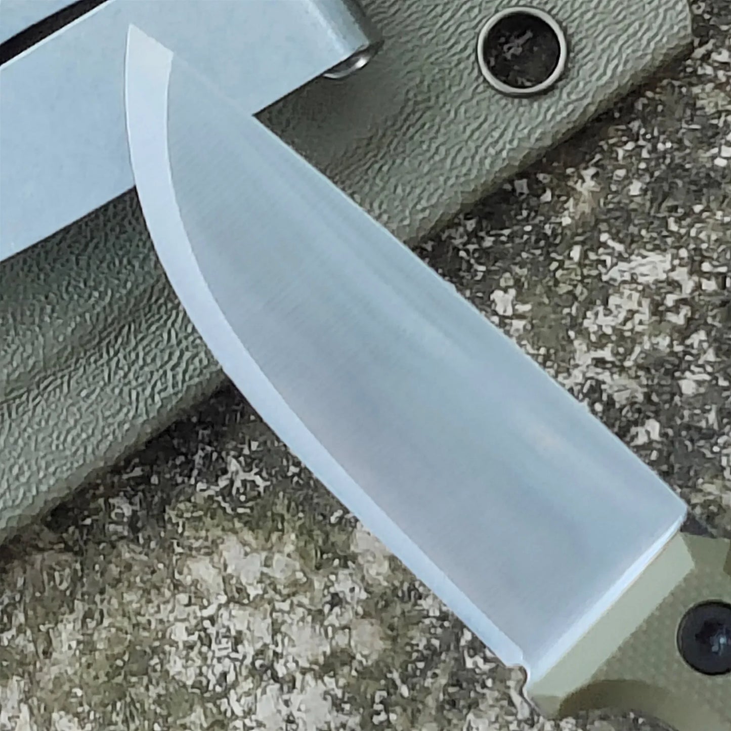 New G10 Handle Outdoor Camping Survival Fixed Blade Straight Knife EDC 420 Stainless Steel Sharp Neck Knives With Kydex Sheath