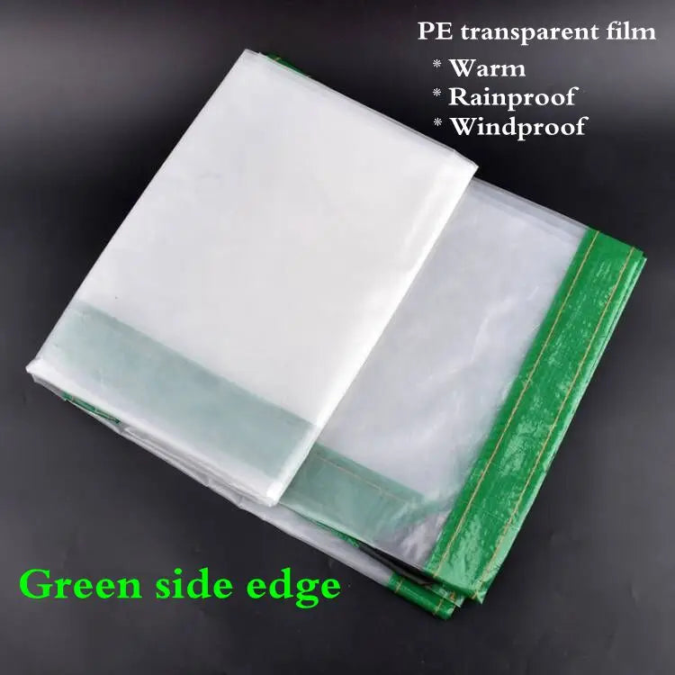 0.1mm PE Plastic Tarpaulin Outdoor Winter Snow Tarp Garden Patio Plants Cover House Tarp Pergolas Canopy ,Pets House Raincover