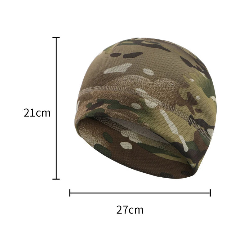 Winter Elastic Hunting Riding Fishing Warm Collapsible Camping Cap Men Outdoor Sports Running Climbing Windproof Camouflage Hat