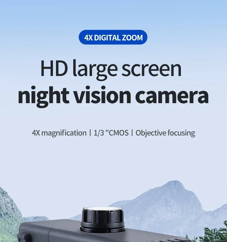 3.5X32 Digital Night Vision Scope with Video Recording | BDC Ranging | 7 Reticles | IP67 Waterproof for Rifle/Picatinny Rail