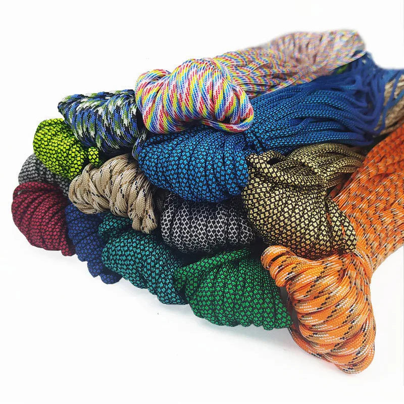 550 Military Paracord 7 Strand 4mm Tactical Parachute Cord Camping Accessories Outdoor Survival DIY Bracelet Rope