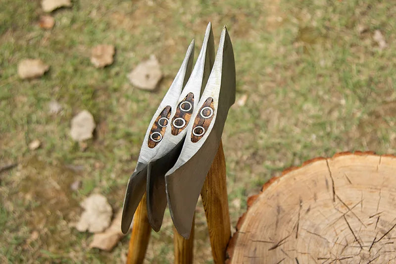 Double Edged Axe Outdoor Camping Survival Axes Woodworking Cut Firewood Hand Axe Multifunctional Fire Rescue Forging Axes