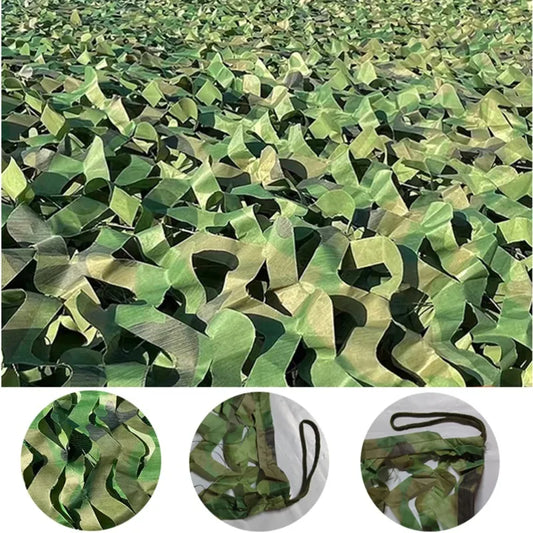 Camouflage Net Hunting Camouflage Net Car Tent Awning Shade Mesh Black Green Blue Beige Forest Sun Protection Outdoor Shading