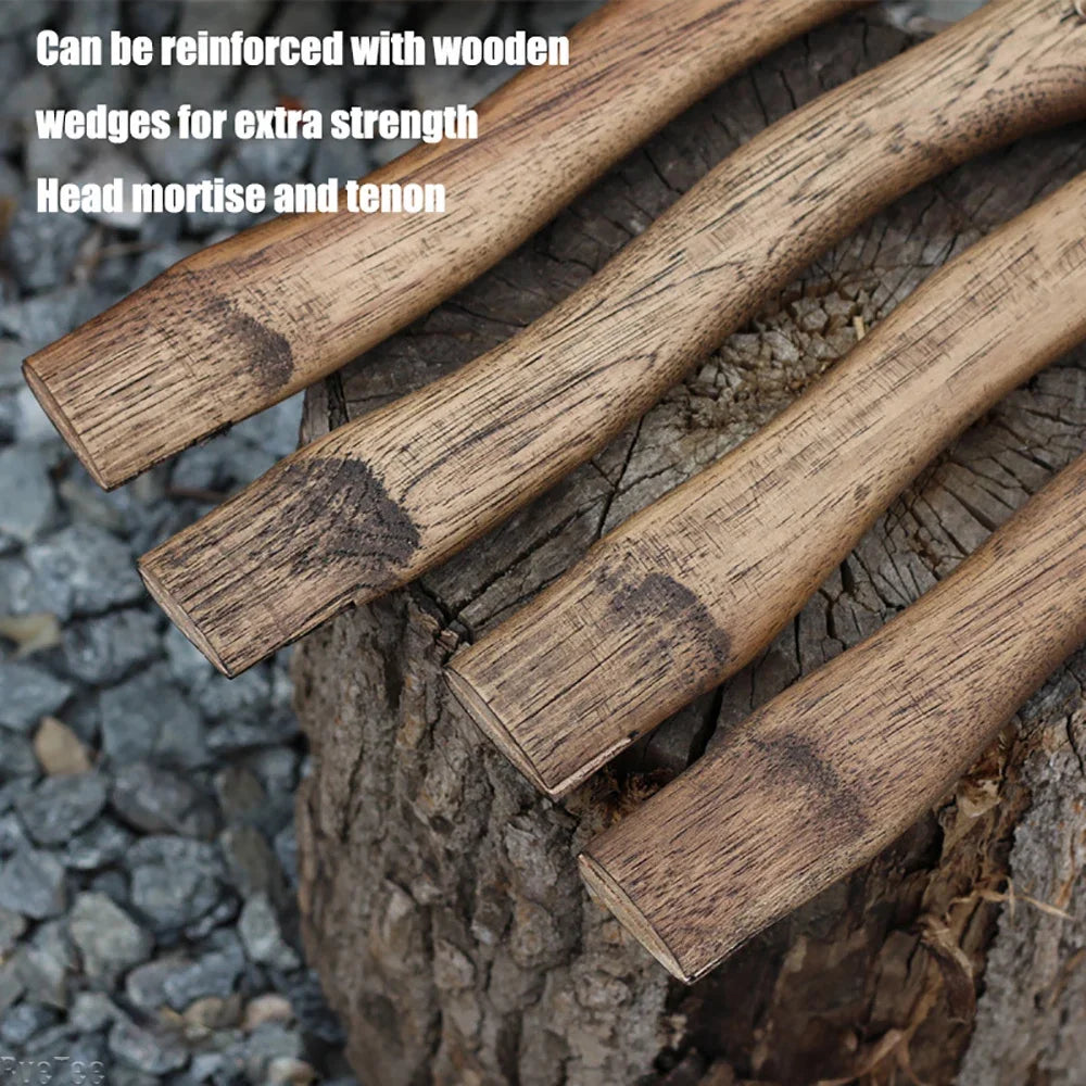 Walnut Axe Handle with Hole Wedge Accessories for DIY Outdoor Axes Hammers  Survival Camping Gear Tomahawk Viking Axe