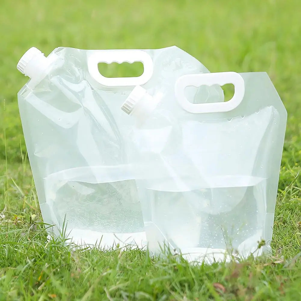 5/10L Portable Camping Water Bag Foldable Drinking Water Bucket Large Capacity Water Container For Outdoor Travel Lightweight