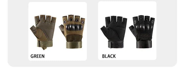 Outdoor Hunting Half-finger Tactical Gloves Wear Resistance Training Fitness Gloves Cycling Sports Gloves
