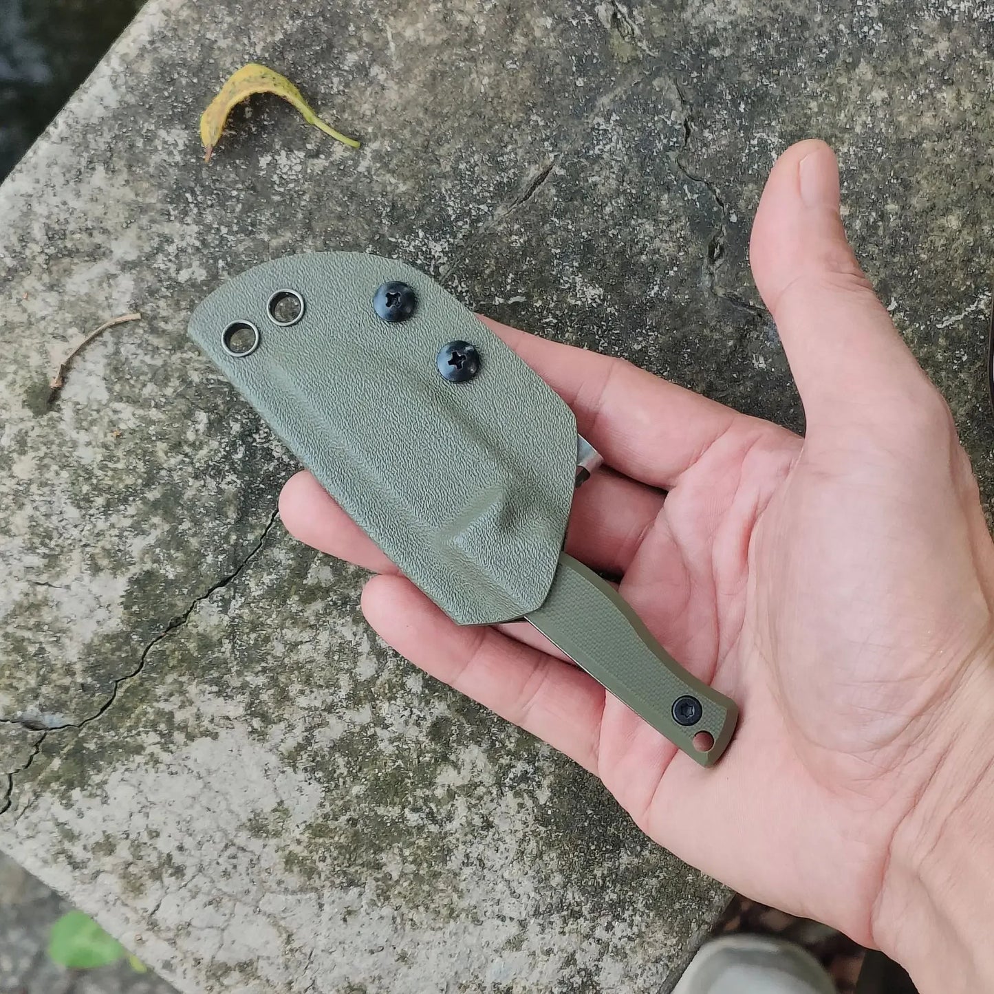 New G10 Handle Outdoor Camping Survival Fixed Blade Straight Knife EDC 420 Stainless Steel Sharp Neck Knives With Kydex Sheath