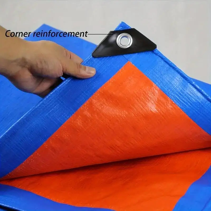 Waterproof Tarp Tarpaulin Awning Durable Rectangle Sun Shade Patio Sunrays Uv Block Rain Cover Camping Outdoor Facility Backyard
