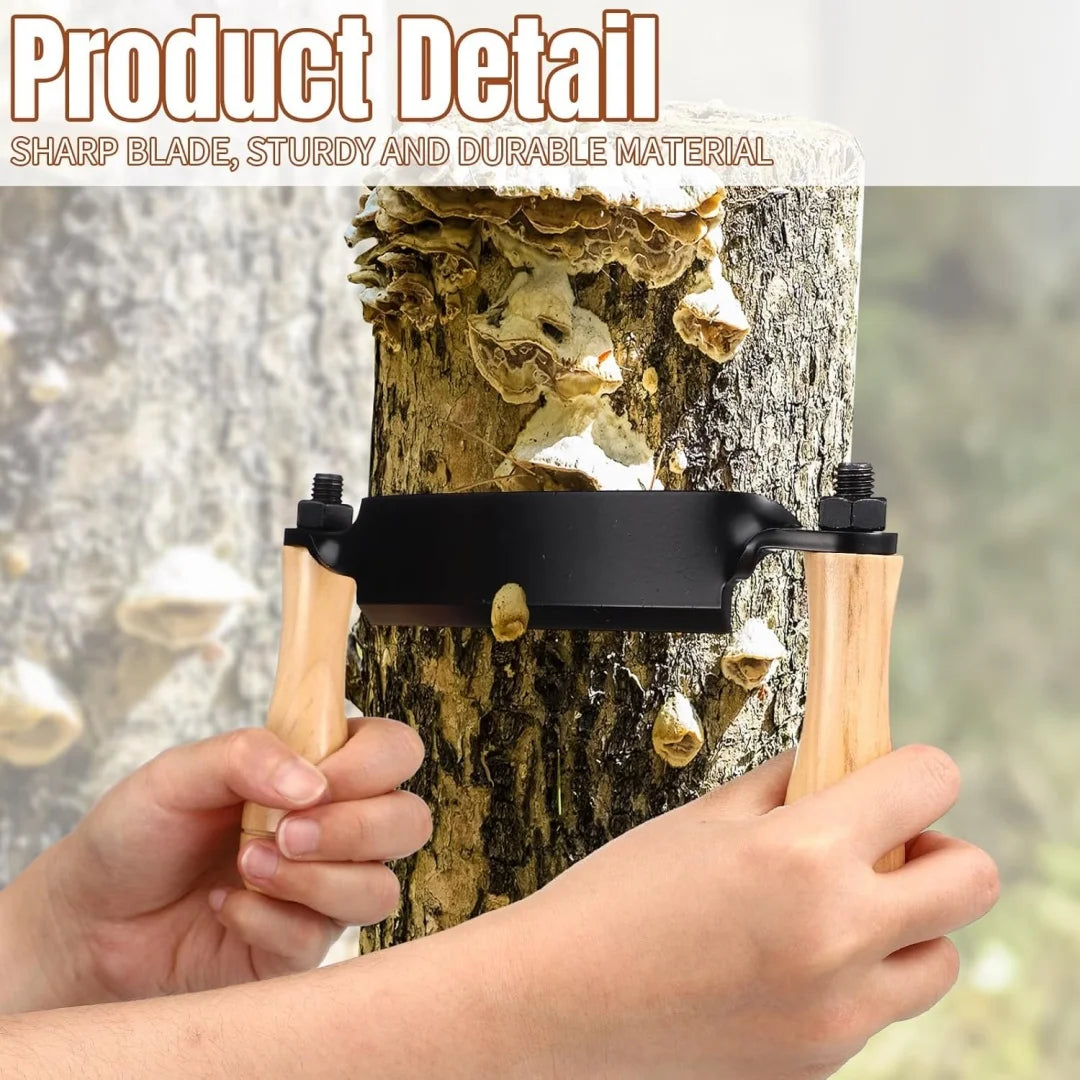 Bark Removal Tool Debarking Hand Tool Draw Shave Tool Ergonomic Efficient Comfortable Grip Tree Bark Peeler Tool Unsharpened