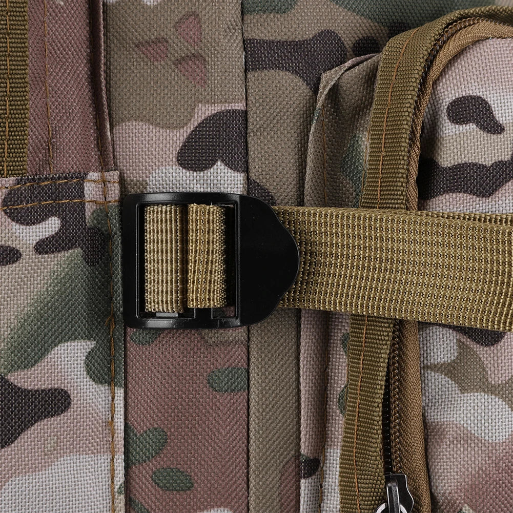 80L Tactical Bag Large Capacity Camouflage Mountaineering Backpack Waterproof Climbing Rucksack Oxford Cloth Sports Knapsack