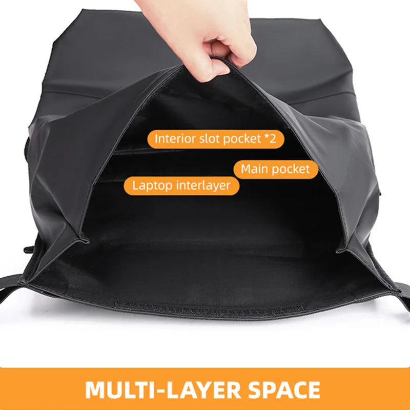 Hiking Rolled Top Backpack Travel Duffel Bag Outdoor Climbing Camping Sport Fitness Rucksack Casual Weekend Luggage Schoolbag