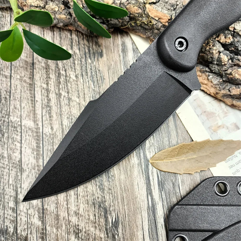 KA-BAR18 Military Fixed Blade Knife D2 Blade Nylon Fiberglass Handle Outdoor Jungle Hunting Cutting Knives EDC Emergency Tools