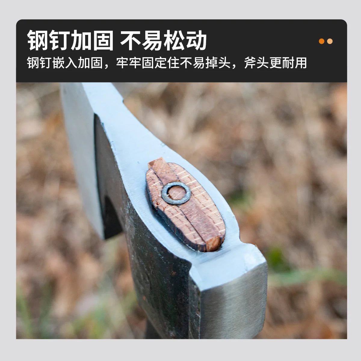 Short-handled Forged Russian T-actical Axe for Chopping Wood Cutting Axes Multi-functional Outdoor Camping Woodworking Axe