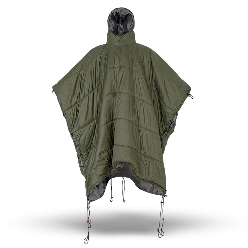 Portable Multifunctional Winter Warm Sleeping Bag Hammock Outdoor Camping Cotton Underquilt Poncho Warm Hammocks Swing Cover