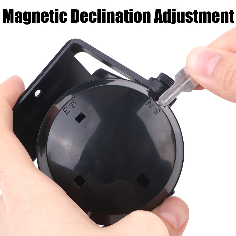 With Electronic LED Light Nautical Compass Waterproof 12V LC550 Navigation Positioning 360°rotating Boat Compass